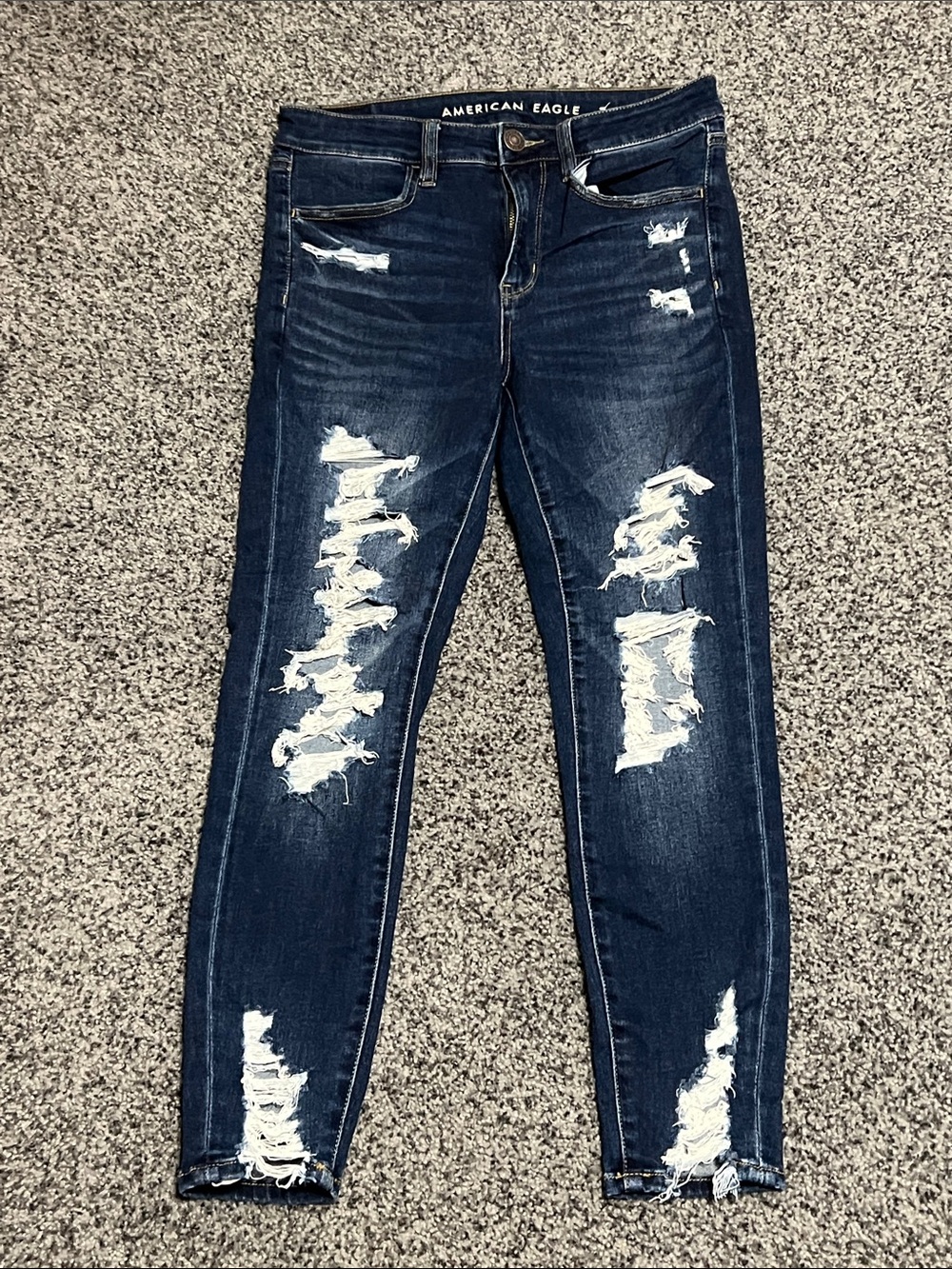 American Eagle Denim Next Level Stretch Hi Rise Jegging Size 6 X-Short